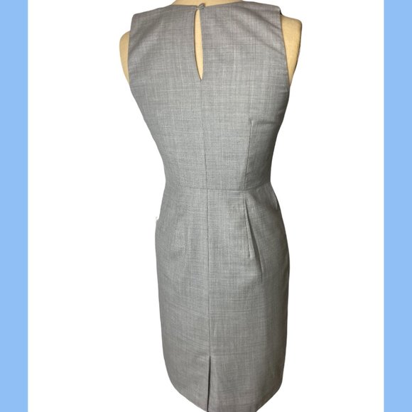 J. Crew Cowl Neck Grey Wool Dress - XS-S - Picture 3 of 10